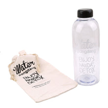 Load image into Gallery viewer, 1000ml Fashion Scented Large Water Bottle with Bag Water Bottle Capacity Portable BPA Free Fruit Lemon Juice Drinking Bottle