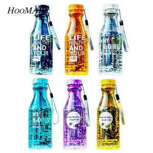 Hoomall 550ML Unbreakable Frosted Leak-proof Plastic kettle Kitchen Portable Water Bottle for Travel Yoga Running Camping