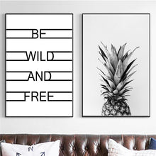 Load image into Gallery viewer, Nordic Style Pineapple Posters And Prints Landscape Wall Art Canvas Painting Wall Pictures Home Decoration Unframed S/M/L