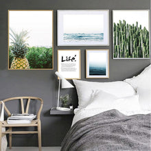 Load image into Gallery viewer, Nordic Style Pineapple Posters And Prints Landscape Wall Art Canvas Painting Wall Pictures Home Decoration Unframed S/M/L