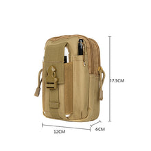 Load image into Gallery viewer, Outdoor Camping Bags Tactical Molle Pouch Belt Bag Military Hip Waist Belt Wallet Backpack Soft Sport RunningTravel Bags for Men