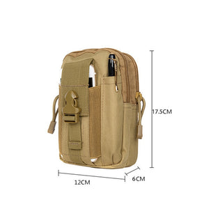 Outdoor Camping Bags Tactical Molle Pouch Belt Bag Military Hip Waist Belt Wallet Backpack Soft Sport RunningTravel Bags for Men