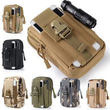 Load image into Gallery viewer, Outdoor Camping Bags Tactical Molle Pouch Belt Bag Military Hip Waist Belt Wallet Backpack Soft Sport RunningTravel Bags for Men