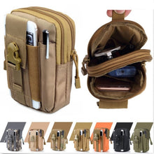 Load image into Gallery viewer, Outdoor Camping Bags Tactical Molle Pouch Belt Bag Military Hip Waist Belt Wallet Backpack Soft Sport RunningTravel Bags for Men