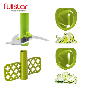 Quick Pull String Food Chopper Spiral Slicer Powerful Manual Hand Held Chooper/Mixer/Blender  for kitchen knife kitchen tool