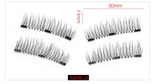 Load image into Gallery viewer, Shozy Magnetic eyelashes with 3 magnets magnetic lashes natural false eyelashes magnet lashes with eyelashes applicator-24P-3