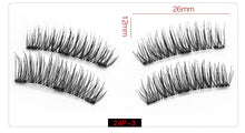 Load image into Gallery viewer, Shozy Magnetic eyelashes with 3 magnets magnetic lashes natural false eyelashes magnet lashes with eyelashes applicator-24P-3