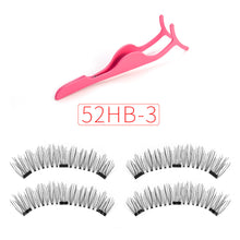 Load image into Gallery viewer, Shozy Magnetic eyelashes with 3 magnets magnetic lashes natural false eyelashes magnet lashes with eyelashes applicator-24P-3