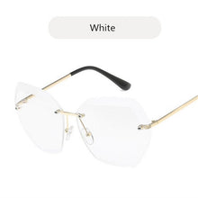 Load image into Gallery viewer, Square Rimless Diamond cutting Lens Sunglasses For Women Brand Designer Fashion UV400 Shades Sun Glasses