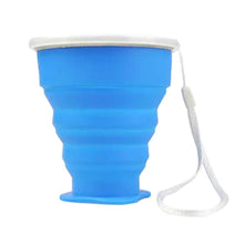 Load image into Gallery viewer, tumblerful 200mL Vogue Outdoor Travel Silicone Retractable Folding Telescopic Collapsible Folding Water Cup